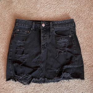 distressed skirt by american eagle